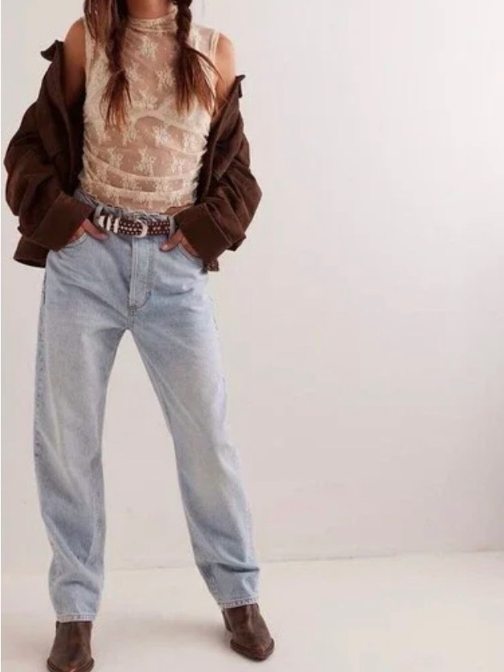 FREE PEOPLE We the Free Zane Straight Jeans